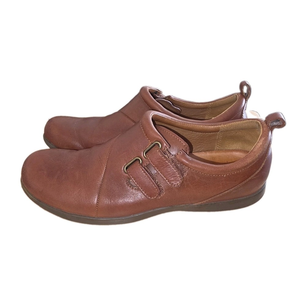 Roots Comfort Shoes Negative Heel Women's Sz 9 Brown Leather